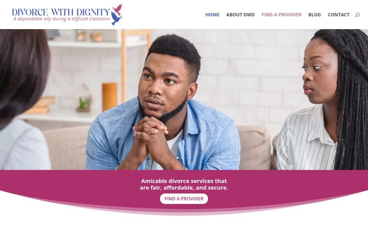 Screenshot of dwdignity.com