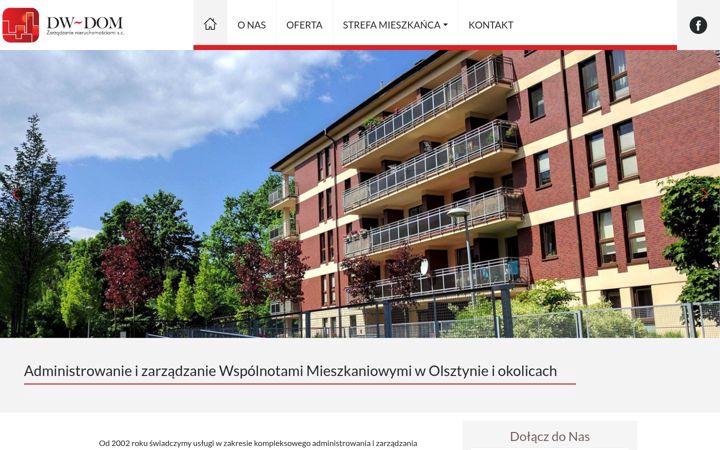 Captura de pantalla de dwdom.pl