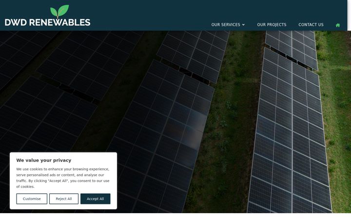 Screenshot of dwdrenewables.com