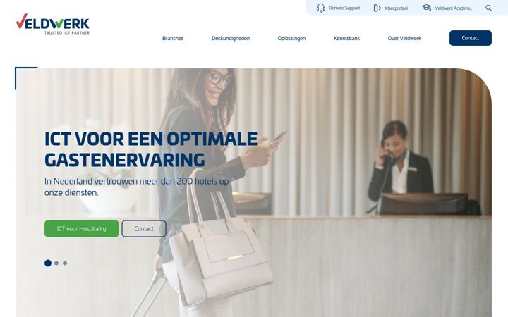 Screenshot di dwe-ict.nl
