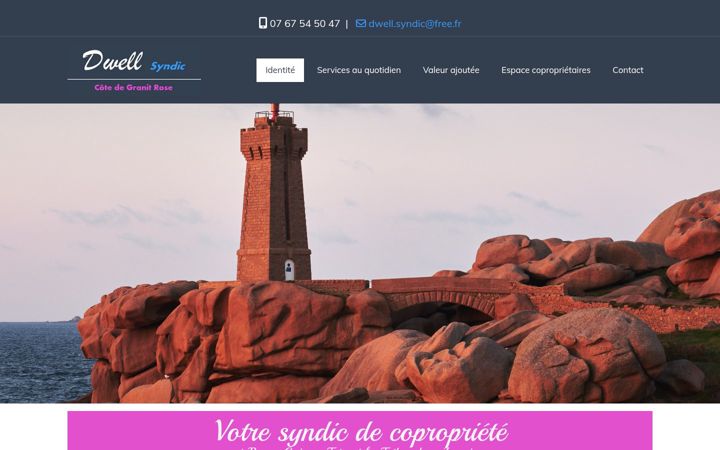 Screenshot of dwell-syndic.fr