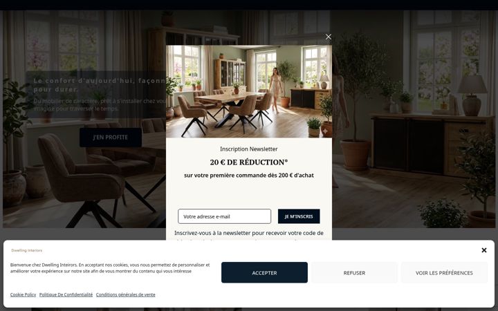 Screenshot of dwellinginteriors.fr