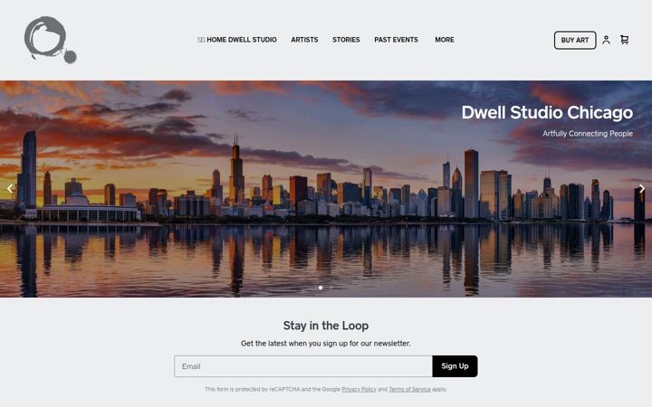 Screenshot of dwellstudiochicago.com