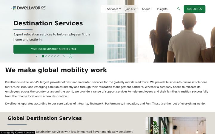 Screenshot of dwellworks.com