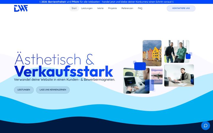 Screenshot of dwf-agentur.de