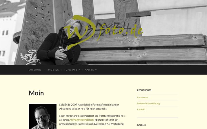 Screenshot of dwfoto.de