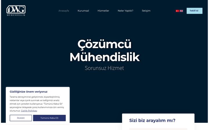 Екранна снимка на dwg.com.tr