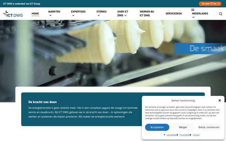 Screenshot di dwg.nl