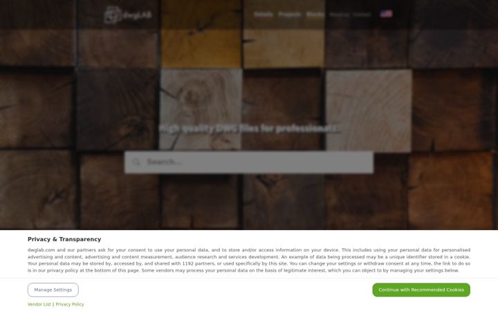 Screenshot of dwglab.com
