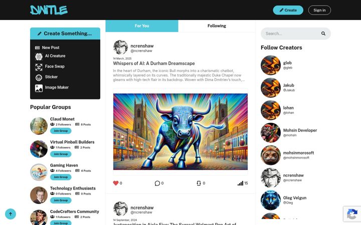Screenshot of dwitle.com