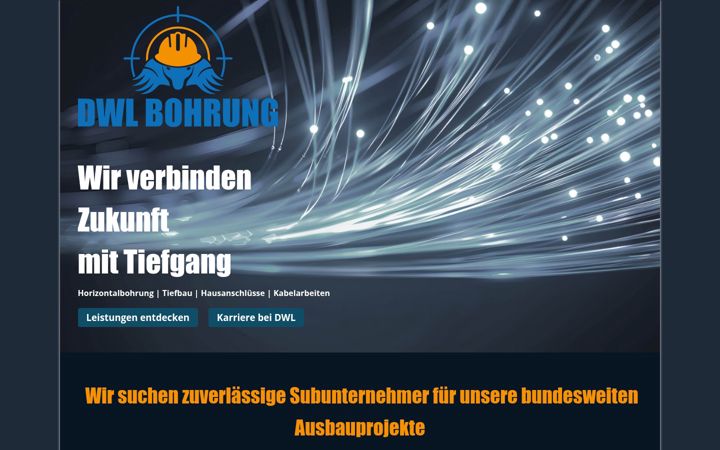 Screenshot of dwlbohrung.com