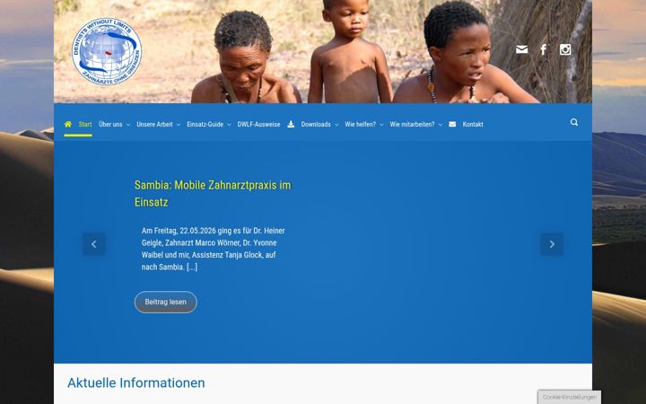 Captură de ecran a dwlf.org