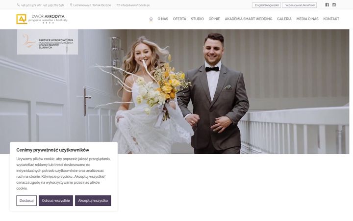 Kuvakaappaus sivustosta dworafrodyta.pl