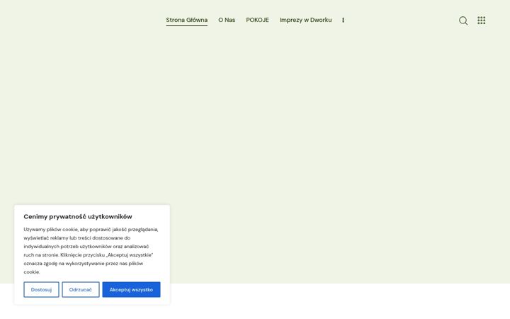 Kuvakaappaus sivustosta dworek-rozany.pl