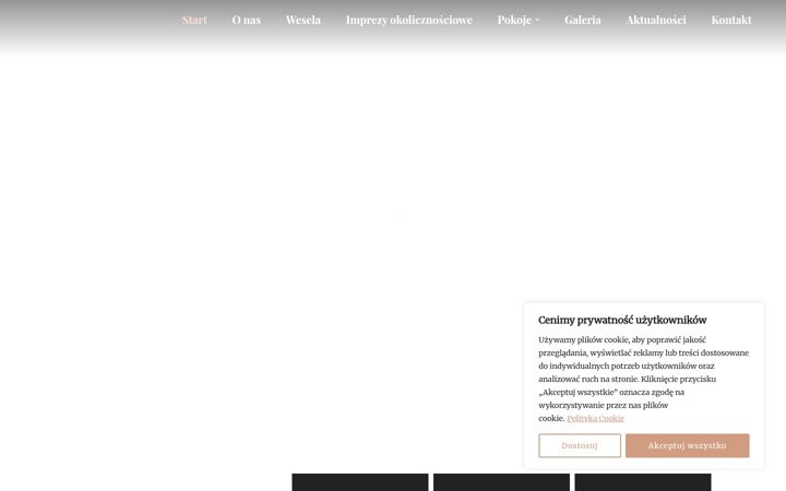Captura de pantalla de dworekwronowice.pl