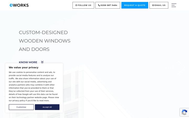 Screenshot of dworksltd.com