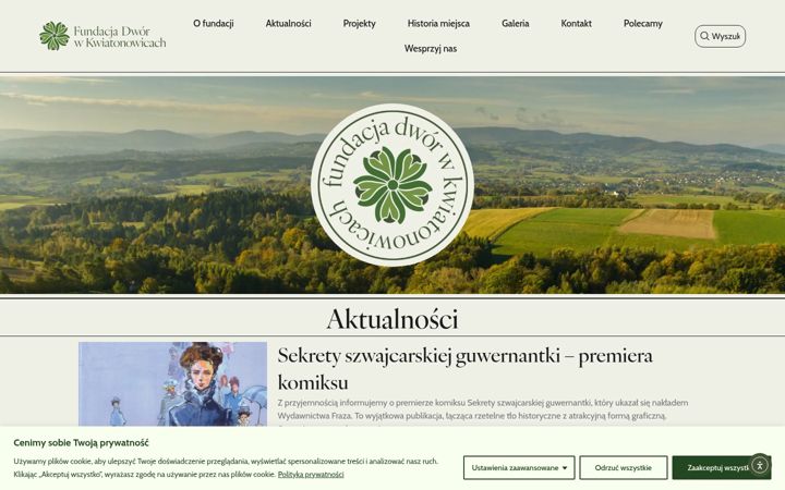 Captura de pantalla de dworkwiatonowice.pl