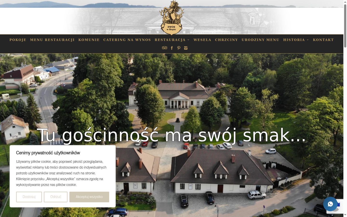 Posnetek zaslona pasice za privolitev, prikazane pred kakršno koli interakcijo