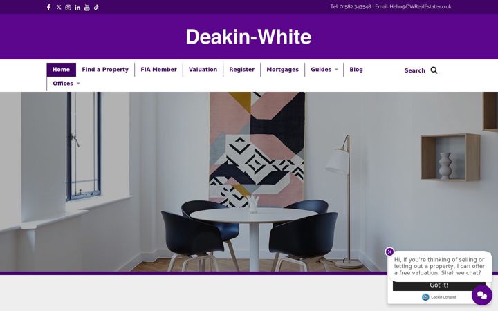 Képernyőkép: dwrealestate.co.uk