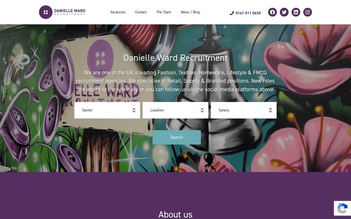 Képernyőkép: dwrecruitment.co.uk