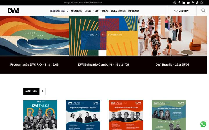 Screenshot ta' dwsemanadedesign.com.br