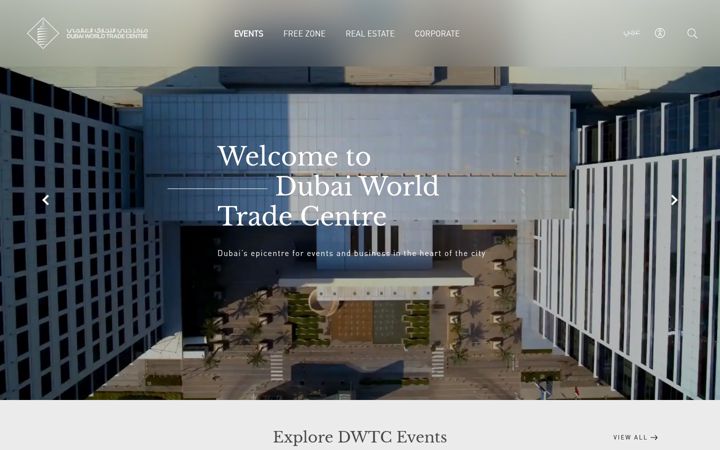 Screenshot of dwtc.com