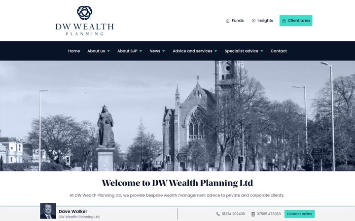 Képernyőkép: dwwealthplanning.co.uk
