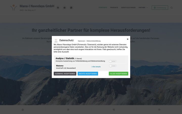 Screenshot of dwzi.at
