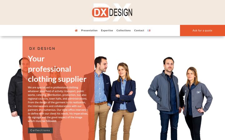 Screenshot of dx-design.fr