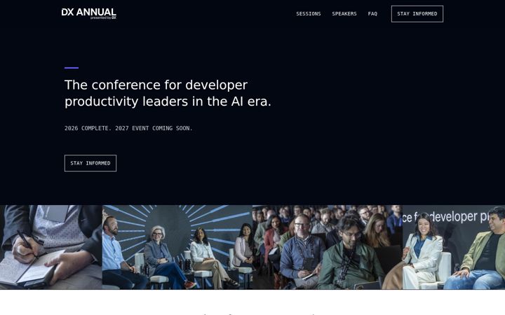 Screenshot of dxannual.com