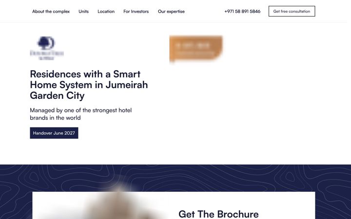 Screenshot of dxb-brandedresidence.com