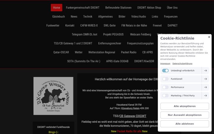 Screenshot of dxgwt.de