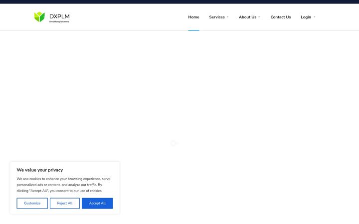 Screenshot of dxplm.com
