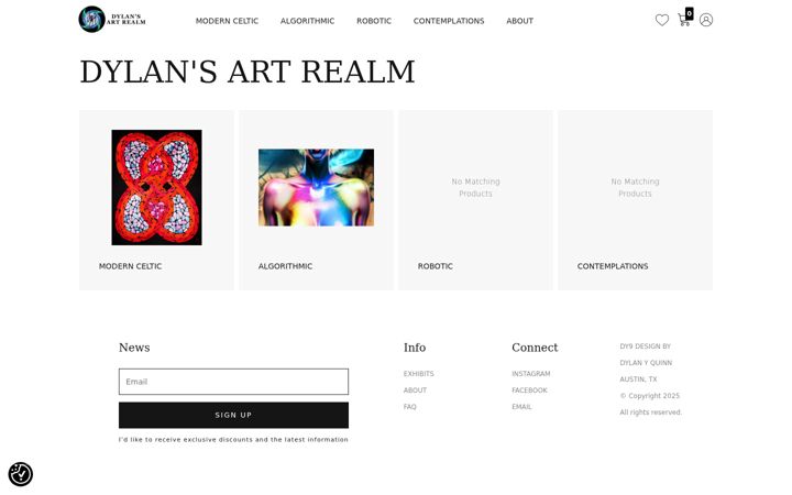 Screenshot of dy9design.com