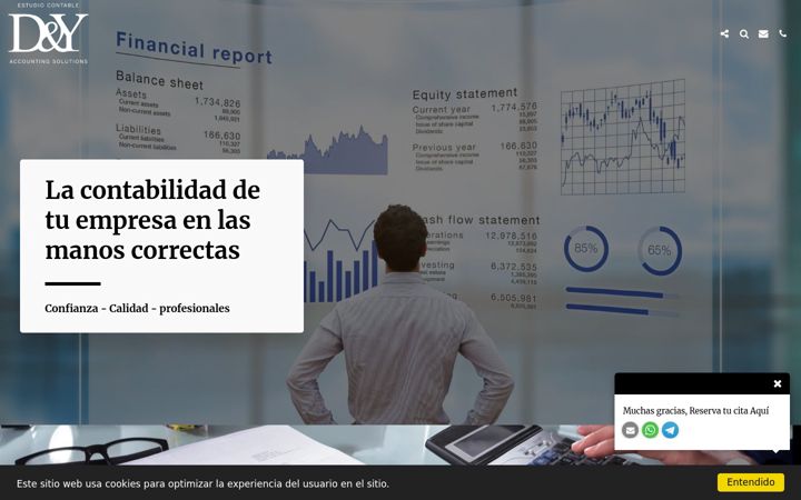 Screenshot of dyaccountingsolutions.com