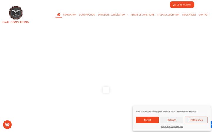 Kuvakaappaus sivustosta dyal-consulting.fr