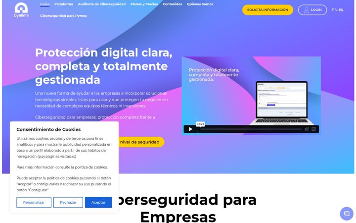 Screenshot of dyalima.com