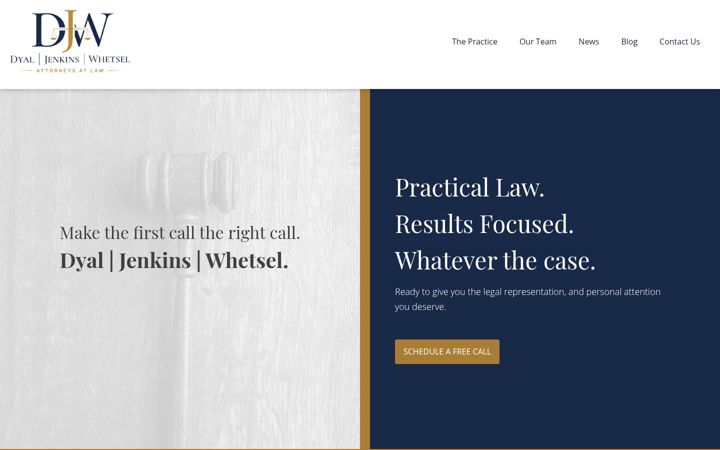 Screenshot of dyaljenkins.com