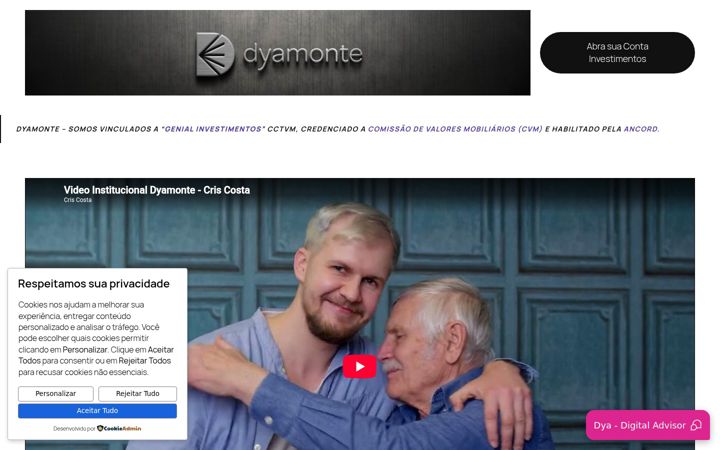 Screenshot ta' dyamonte.com.br
