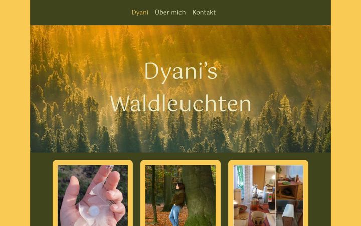 Screenshot of dyani.de