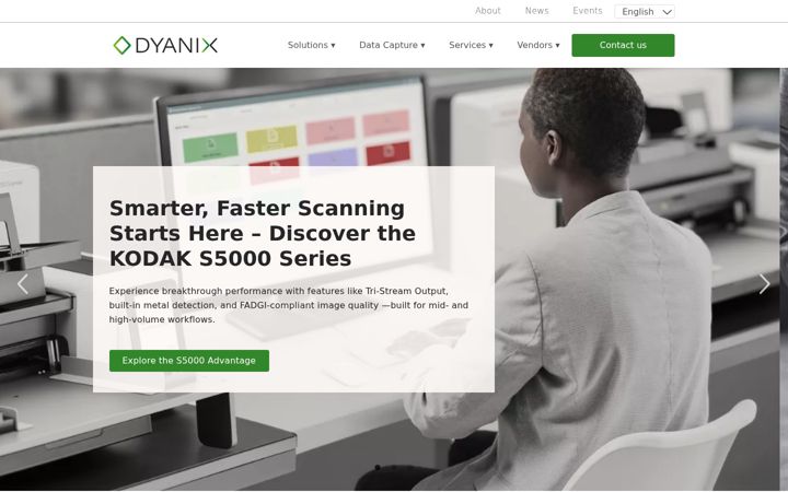 Screenshot of dyanix.com
