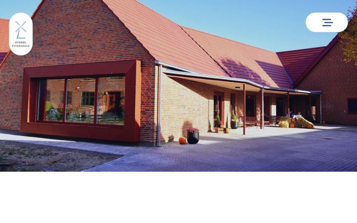 Skjámynd af dybboelefterskole.dk