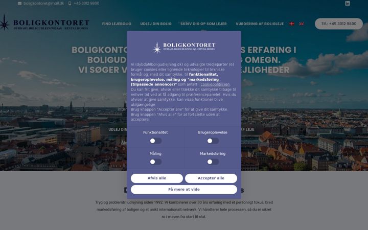 Képernyőkép: dybdahlboligudlejning.dk