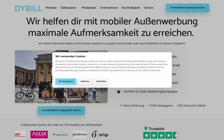 Screenshot of dybill.com