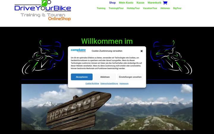 Screenshot ta' dybonlineshop.de