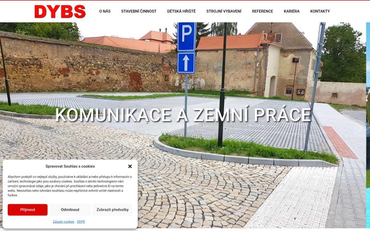 Screenshot di dybs.cz