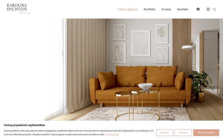 Screenshot of dychtondesign.pl