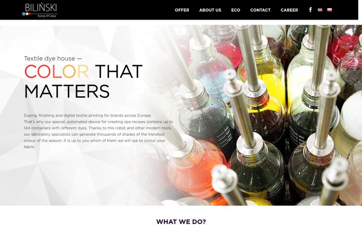 Screenshot of dyehouse.eu