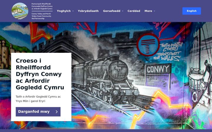 Screenshot of dyffrynconwyarfordirgogleddcymru.com