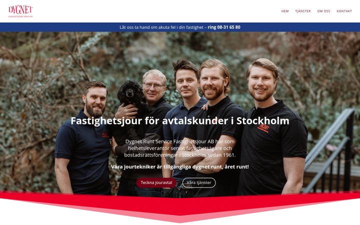 Screenshot von dygnet.se